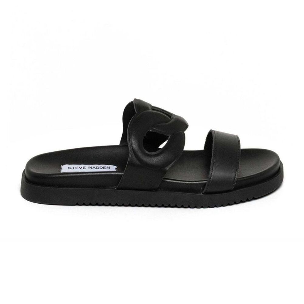 Steve Madden Womens/Ladies Myrtle Flat Flat Sandals / Black